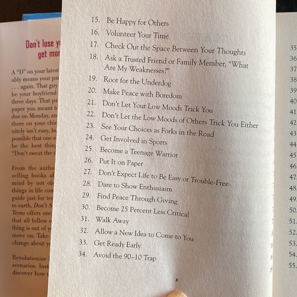 Don’t Sweat The Small Stuff For Teens by Richard Carlson PhD - Picture 5 of 6